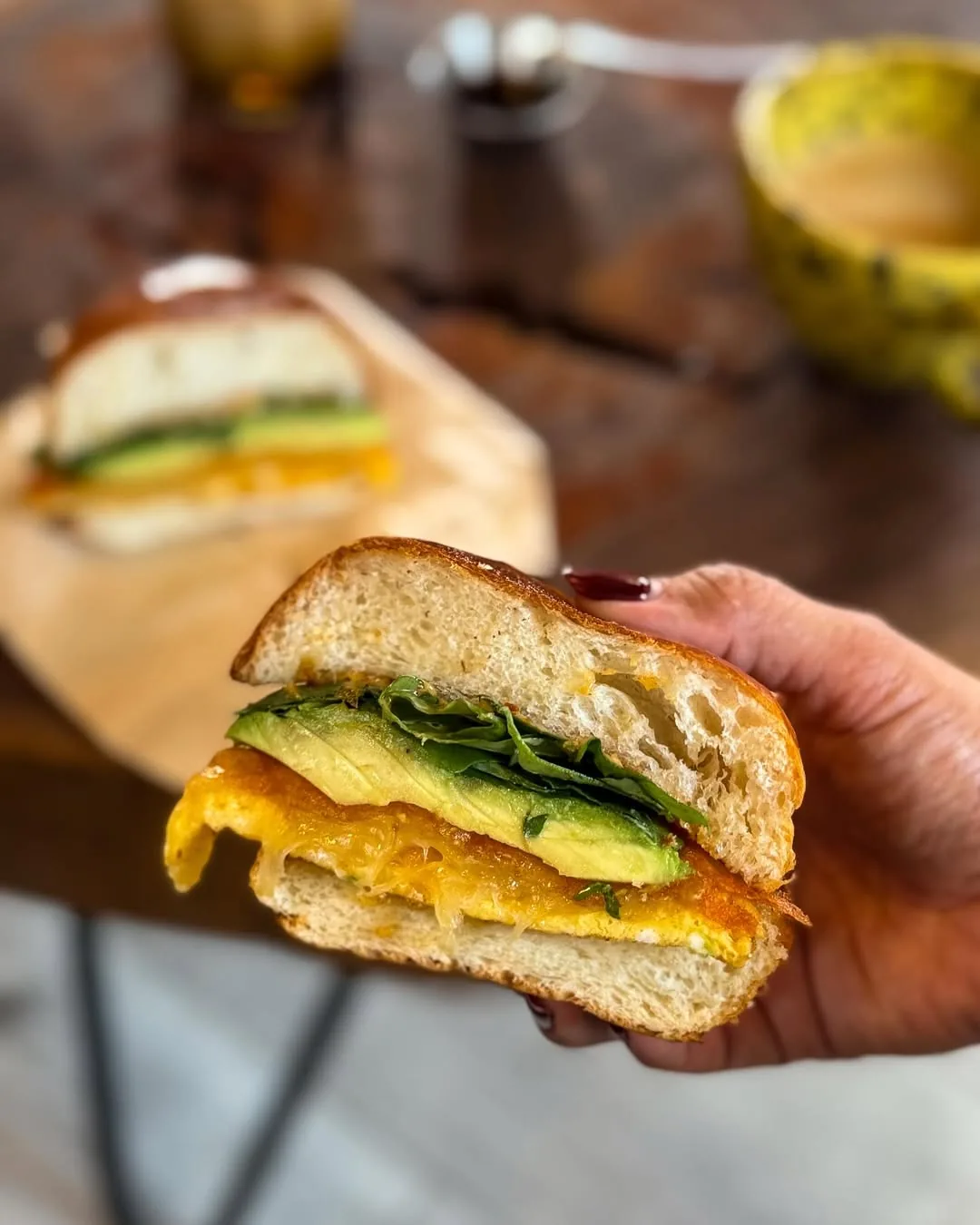 Sándwich de aguacate